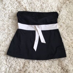 Strapless tankini top